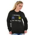 thumbnail image 4 of Scored In 80s Pac Man Video Game Sweatshirt for Men or Women Brisco Brands S, 4 of 6