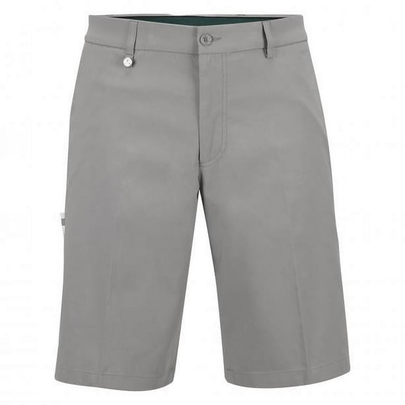 Golfino The Birdie Bermuda Men's techno stretch sun protection golf shorts in regular fit (Silver Light Gray / XL)