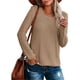 thumbnail image 1 of Puntoco Suéter De Las Mujeres De Cuello Redondo Jersey Recreativo Suéter De Punto Tops De Manga Larga Liquidación De Navidad Puntoco Puntoco-3953, 1 of 6