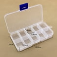 thumbnail image 6 of Jiaroswwei Jewelry Organizer Box Transparent Visible Lightweight Easy to Clean Jewelry Storage Box for Girl, 6 of 8