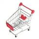 thumbnail image 5 of Loro juguete periquito periquito cacatúa herramienta de crecimiento de inteligencia carrito de compras de supermercado rojo, 5 of 5
