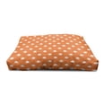 thumbnail image 3 of Orange and White Pet House, Japanese Lotus Flower Silhouettes Blossoming Spring Season Pattern, Outdoor & Indoor Portable Dog Kennel with Pillow and Cover, 5 Sizes, Orange and White, by Ambesonne, 3 of 4