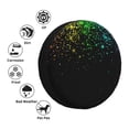 thumbnail image 4 of Susaid Night Rainbow Sparkles Print Tire Covers,Waterproof Anti-UV Snow Sun Rain Tire Covers for RV,Truck, SUV, Trailer, Camper-14 inch, 4 of 6