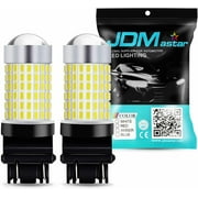 JDM ASTAR Extremely Bright 144-EX Chipsets 3157 LED Bulbs with Projector for Backup Reverse Lights, Xenon White