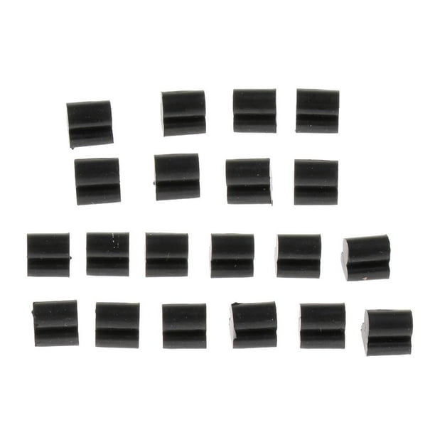 20 almohadillas de gel de sílice para trompa alto, accesorio para instrumentos de viento metal Dia 4mm