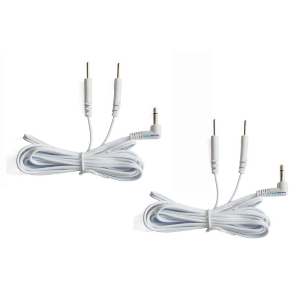 Tens Lead Wires 3 5mm Plug To Two 2mm Pin Connectors 2 Discount Tens Walmart Com Walmart Com