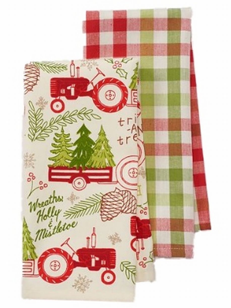 Towels Dishcloths St Nicholas Square 5 Pack Kitchen Dish Towels Christmas Holiday Choice Home Garden