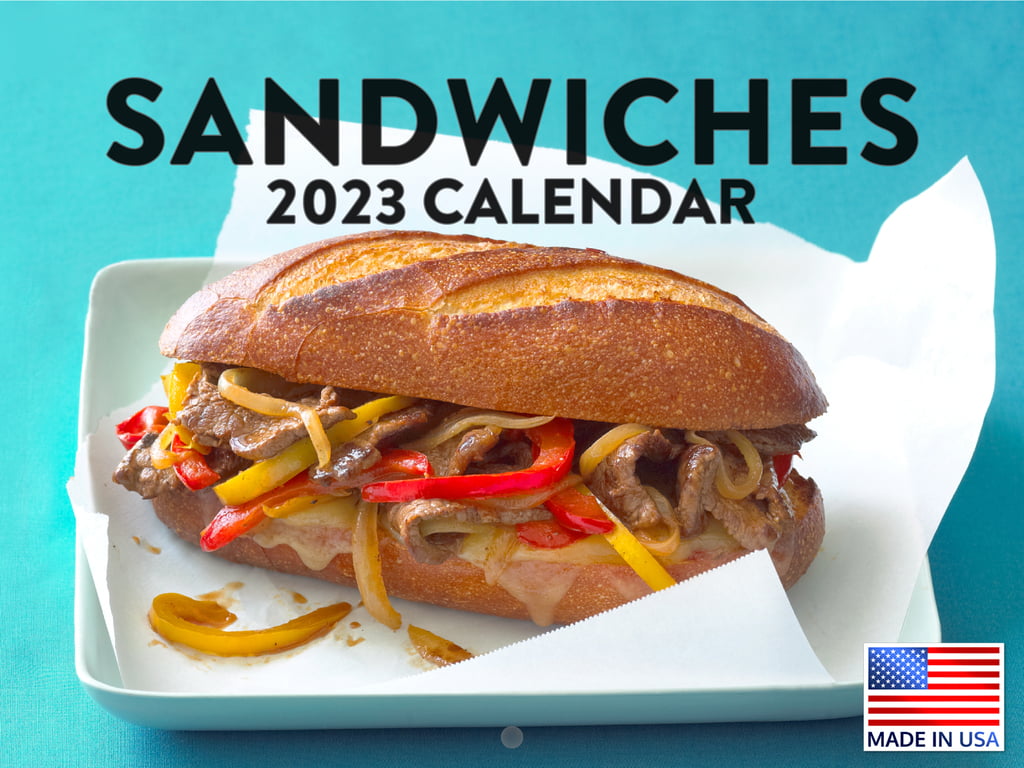 Sandwich Calendar 2023 Monthly Wall Hanging Calendars Food Kitchen
