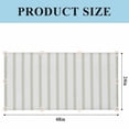 thumbnail image 3 of Sage Green Striped Fluorescent Light Covers, Sage Green White Stripes Farmhouse Magnetic Light Covers for Ceiling Lights, Fluorescent Ceiling Shade Filters for Classroom Bedroom Office 4x2Ft x 2PCS, 3 of 8