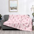 thumbnail image 2 of Zufioo Poodle Dog Print Horizontal Flannel Blanket, Anti-wrinkle, Anti-shrinkage, Anti-allergic Plush Blanket, Household Items Suitable for Bedroom-40"x30", 2 of 6