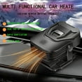 thumbnail image 2 of 12V Heater for Campervan & Cars, 2-in-1 Portable Car Heater 150W, 360° Rotatable Demister, 1.5m Cable, USB Compatible | All-Season Vehicle, 2 of 7