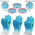 thumbnail image 2 of Professional Hair Clipper Combs Guides, Hair Clipper Guards 1 & 1/4" 1 & 1/2" 2", Mega NO.16 NO.12 NO.10 fits for Most Wahl Clippers(Blue), 2 of 16