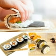 thumbnail image 3 of Sushi Making Kit, 2 Bamboo Sushi Mats and 1 Professional Sushi Bazooka Rice Roller, 2 Pairs of Bamboo Chopsticks, Avocado Slicer Holder Paddle Spreader, Rolling, Beginner Sushi Kit DIY at Home, 3 of 7