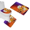 thumbnail image 1 of ABPHQTO Florero de Gerbera Juego de alfombras de baño de 3 piezas Alfombra de baño Alfombra de contorno y tapa de inodoro ABPHQTO Cont-CHAPPLE-32099, 1 of 2