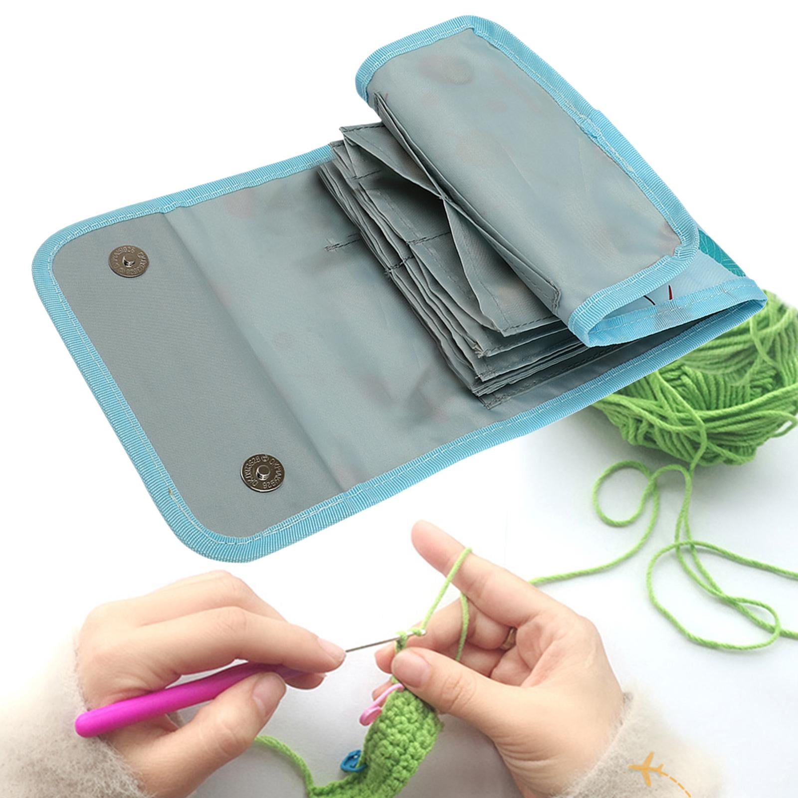 Portable Crochet Hook Case Bag Durable for Carrying Various Crochet