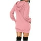 thumbnail image 1 of WILLBEST Sudaderas de Mujer, Vestido Navideño, Vestido de Noche de Mujer, Sudadera Navideña de Moda con Capucha y Bolsillo Tipo Bolso, Sudadera Estampada, Falda de Moda XX-Grande, 1 of 4