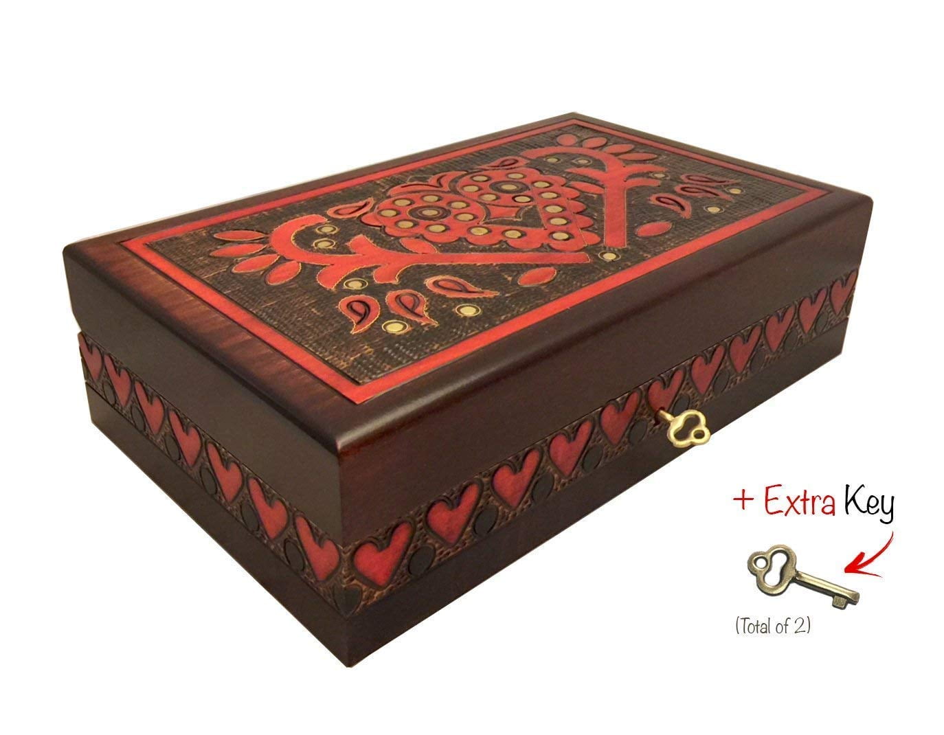 Finished Hardwood Jewelry Box CafePress Colonel Tile Insignia Box Keepsake Box Velvet Lined Memento Box 