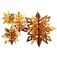 thumbnail image 3 of 1 Set Christmas Decorations Funny Exquisite Simple Style Stereo Indoor Hanging Prop Festival Adornment Decor for Scene Layout Golden, 3 of 6