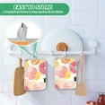 thumbnail image 4 of Yayeee Pot Holders Kitchen Heat Resistant with Pocket 7"x9.8" Cotton Oven Cooking Hot Pads, Pink Floral Orange, 4 of 7