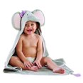 thumbnail image 1 of Baby Aspen Splish Splash Elephant Bath Hooded Spa Towel, Gray, 1 of 2