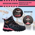 thumbnail image 5 of Blapek Steel Toe Work Boots for Women Construction Safety Boot Indestructible Shoes Lightweight Comfortable Slip Resistant Puncture Proof Slip Resistant Working Sneakers 10, 5 of 7