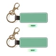 thumbnail image 4 of Keychain 6×3.1×1inpu Leather With Delicate Touch And Strong Recognition Is Used For Daily Travel, Work And Picnic Sage Green, 4 of 8