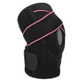 thumbnail image 1 of Sports Knee Pads, Elastic Compression Fabric Shock Absorption Knee Support Brace Polyester  For Meniscus Pink, 1 of 8