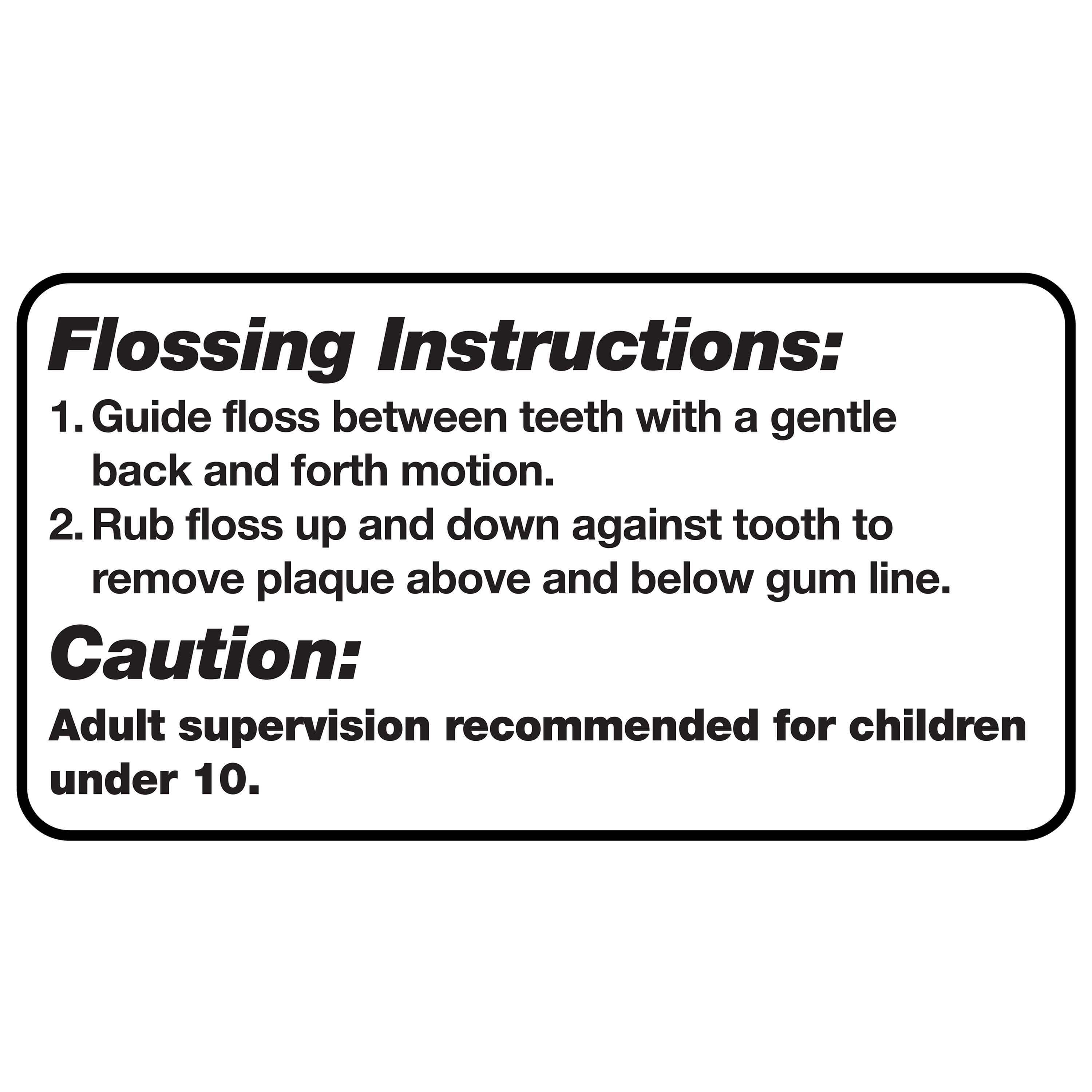 Equate Floss Picks, Clean Mint, 75 Count