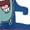 ROYAL BLUE, variant on SpongeBob SquarePants - Plankton Naughty List - Men's Long Sleeve T-Shirt