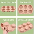 thumbnail image 2 of Moldes de silicona de muffin de muffin de 3pcs/set Moldes de silicona para hornear cupcake Moldes antiadherentes de muffin de muffin de silicona moldes reutilizables de magos de magdalenas para, 2 of 3