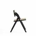 thumbnail image 4 of Manhattan Comfort Lambinet 18.3" Wood Folding Dining Chair in Black (Set of 4), 4 of 10