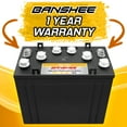 thumbnail image 2 of 2 Pack (24V Combo) of Banshee Heavy Duty 12V Flooded Lead Acid Batteries, Replaces Trojan T1275, 2 of 6