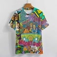 thumbnail image 4 of Scooby Doo Womens T-shirts Crewneck Shirts Blouse Short Sleeve Tee Shirts Girls Tops S, 4 of 8
