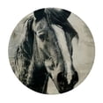 thumbnail image 4 of Orinice Horse Round Table Cover Stain Resistant Washable Indoor Outdoor Tablecloth Kitchen Dining Wedding Parties Waterproof Fabric 100% Polyester 31-35, 4 of 8