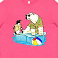 thumbnail image 4 of Inktastic Penguin and Polar Bear Iceberg Beach Bums Youth T-Shirt, 4 of 5