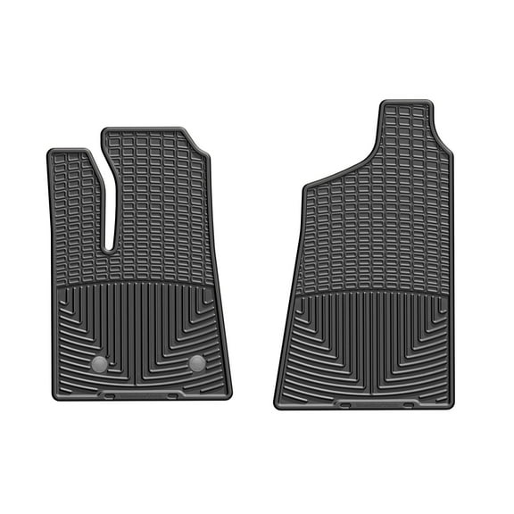 WeatherTech All-Weather Floor Mats compatible with 2015-2021 Ford Transit - 1st Row (Driver & Passenger), Black