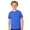 A20 Blue, variant on CONZONE Toddler Boys T Shirt Short Sleeve Summer Solid Color Crew Neck Fashionable Tee Beige Size 5-6 Years