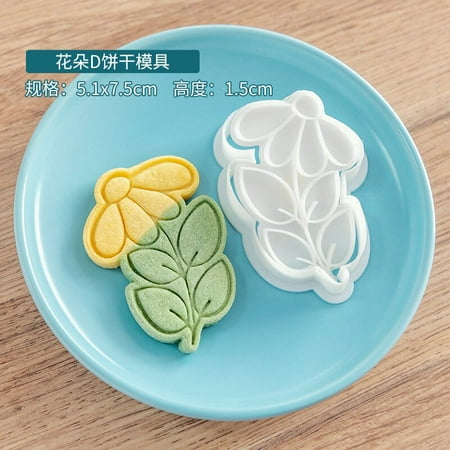 

2022 Mother s Day Rose Flower Biscuit Mold Flower Words Fondant Cookie Press Stamp Mom Birthday Past