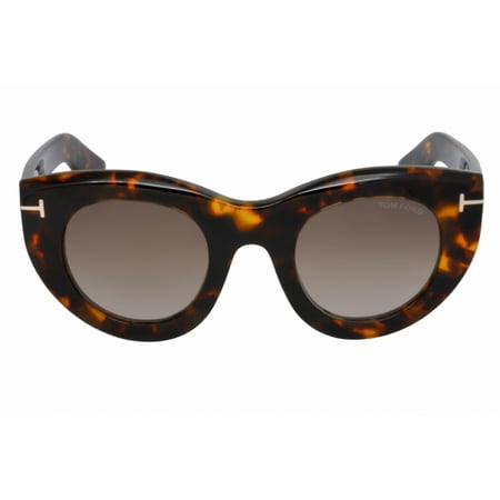 Tom Ford FT0583 55F Marcella-02 Havana Cat Eye (Best Sunglasses For Very Sensitive Eyes)