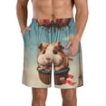 thumbnail image 1 of Fotbe Hot Air Balloon Guinea Pig Trajes de Baño Estampados para Hombre, Shorts de Verano de Secado Rápido, Ropa de Playa, Bañadores-X-Large, 1 of 6