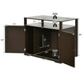 thumbnail image 3 of Gymax Wooden Cat Litter Box Enclosure Hidden Cat Washroom w/ Storage Layer Brown, 3 of 10