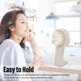 thumbnail image 4 of Mini Handheld Fan, Foldable Portable Fan Adjustable Speed USB Rechargeable Fan Eyelash Fan Battery Operated Personal Fan For Girls  Travel Outdoor, 4 of 8