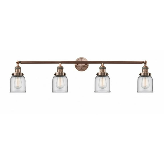 Innovations Lighting - Bell - 4 Light Bath Vanity In Industrial Style-9.75