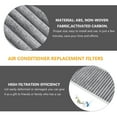thumbnail image 4 of HAKIDZEL automotive filters Non-woven Fabric Odor Removal Car Cabin 2pcs, 4 of 6