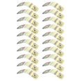thumbnail image 1 of Shisuyan Multi Functional Cable Organizer Golden 20Pack 3X0.8X0.04In, 1 of 9