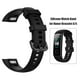 thumbnail image 1 of Correa de muñeca de silicona con hebilla de acero para Huawei Honor Band 5/4 (negro), 1 of 7