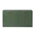 thumbnail image 5 of Aukfa 59" Modern Sideboard Cabinet, Wood Storage Credenza & TV Cabinet with 6 Fluted Doors for Living Room/Dining Room,Green, 5 of 8