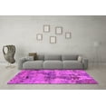 thumbnail image 3 of Ahgly Company Indoor Round Oriental Pink Industrial Area Rugs, 3' Round, 3 of 4