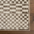 thumbnail image 4 of nuLOOM Nikita Faded Geometric Machine Washable Area Rug, 10' x 14', Brown, 4 of 9