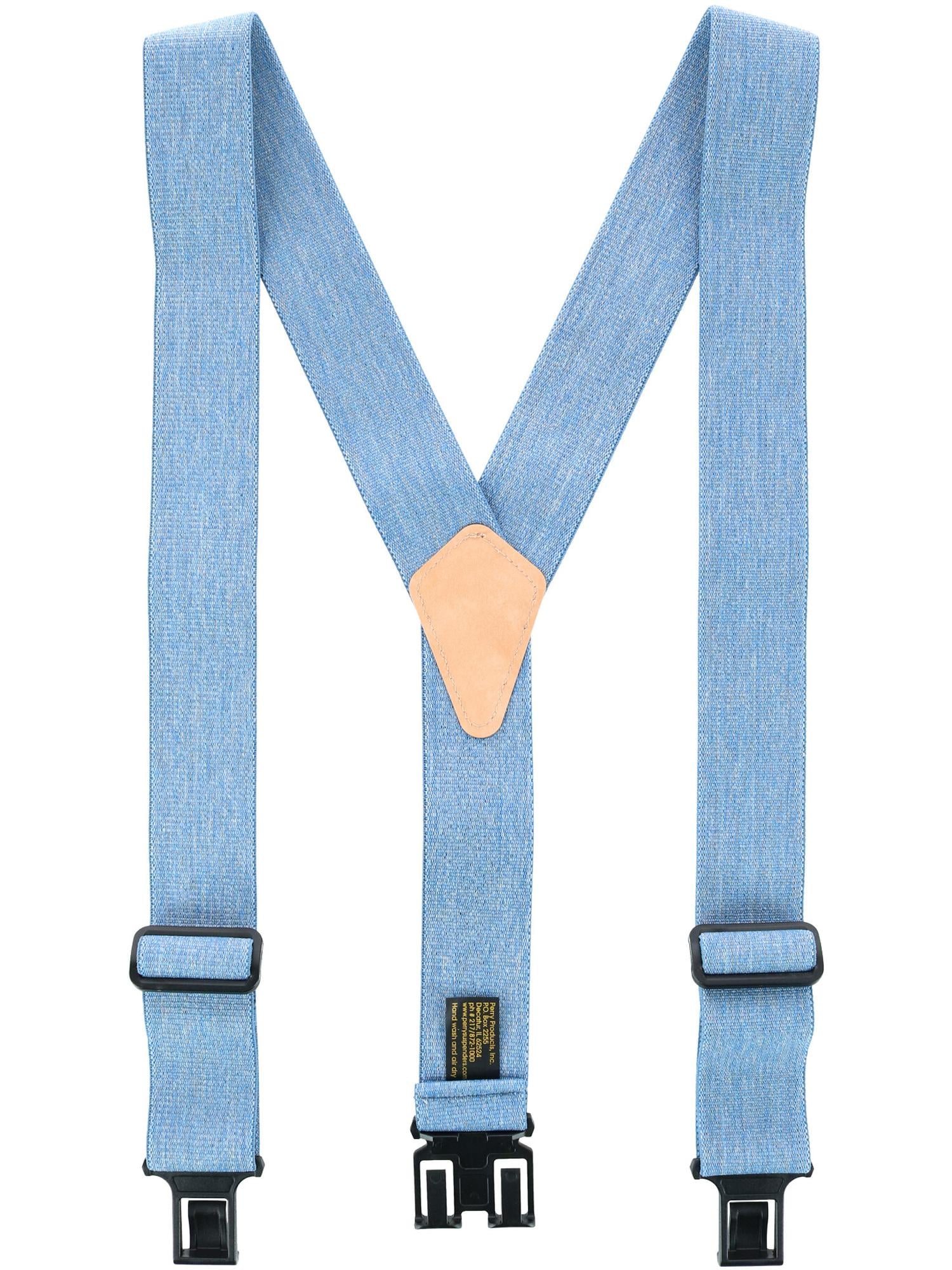 MADE IN USA X  Style 1 1/2" or 2" BELT LOOP MEN'S SUSPENDERS Many Colors,Sizes 